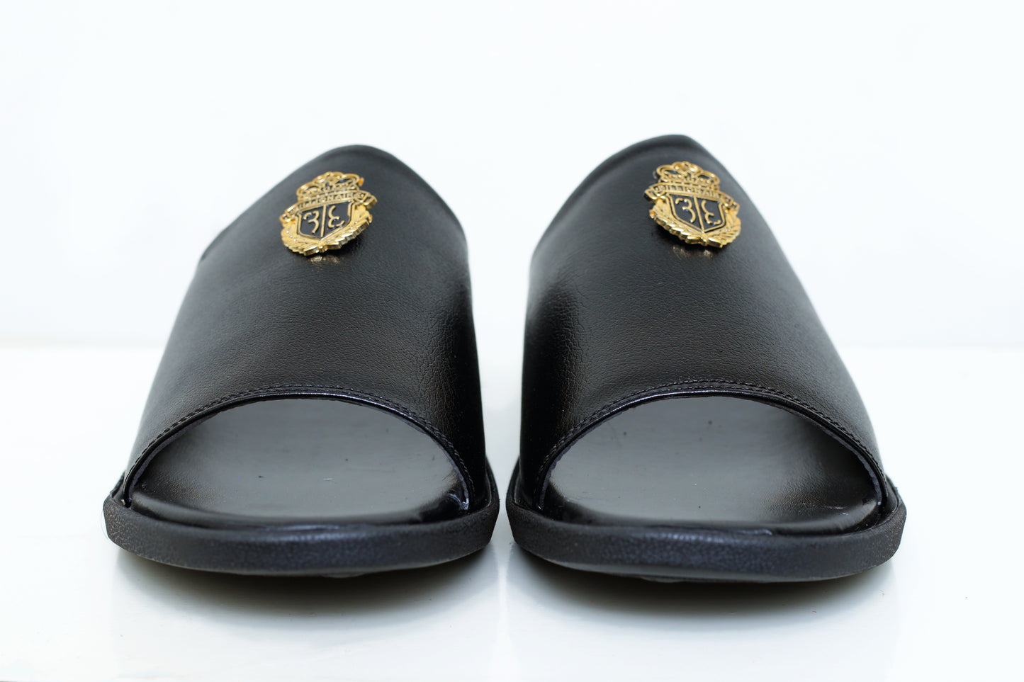 Men Black Formal Slippers